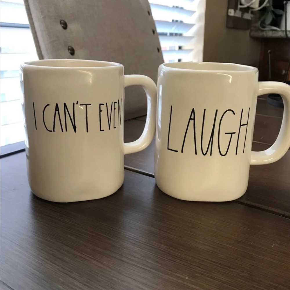 M Stamped Rae Dunn Mugs